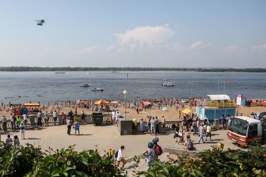 Celebrating Airborne Force Day in Russian cities