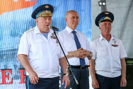 Celebrating Airborne Troops Day in Russian cities