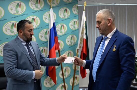 Meeting of election commission in Chechen Republic