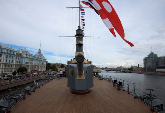 Cruiser Aurora Museum reopens for visitors in St. Petersburg