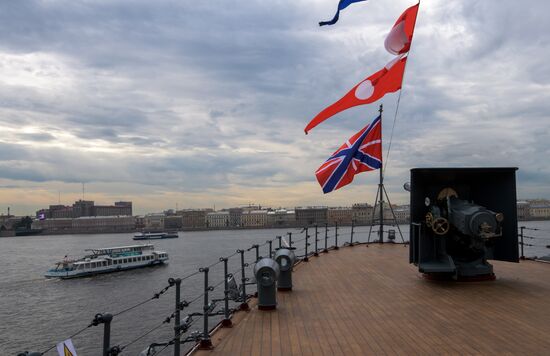 Cruiser Aurora Museum reopens for visitors in St. Petersburg