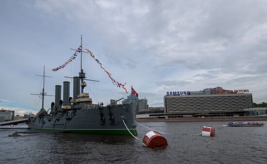 Cruiser Aurora Museum reopens for visitors in St. Petersburg