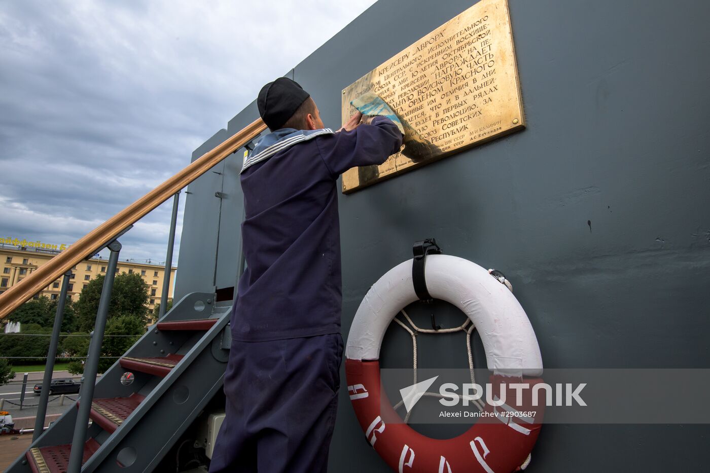 Cruiser Aurora Museum reopens for visitors in St. Petersburg