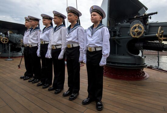 Cruiser Aurora Museum reopens for visitors in St. Petersburg