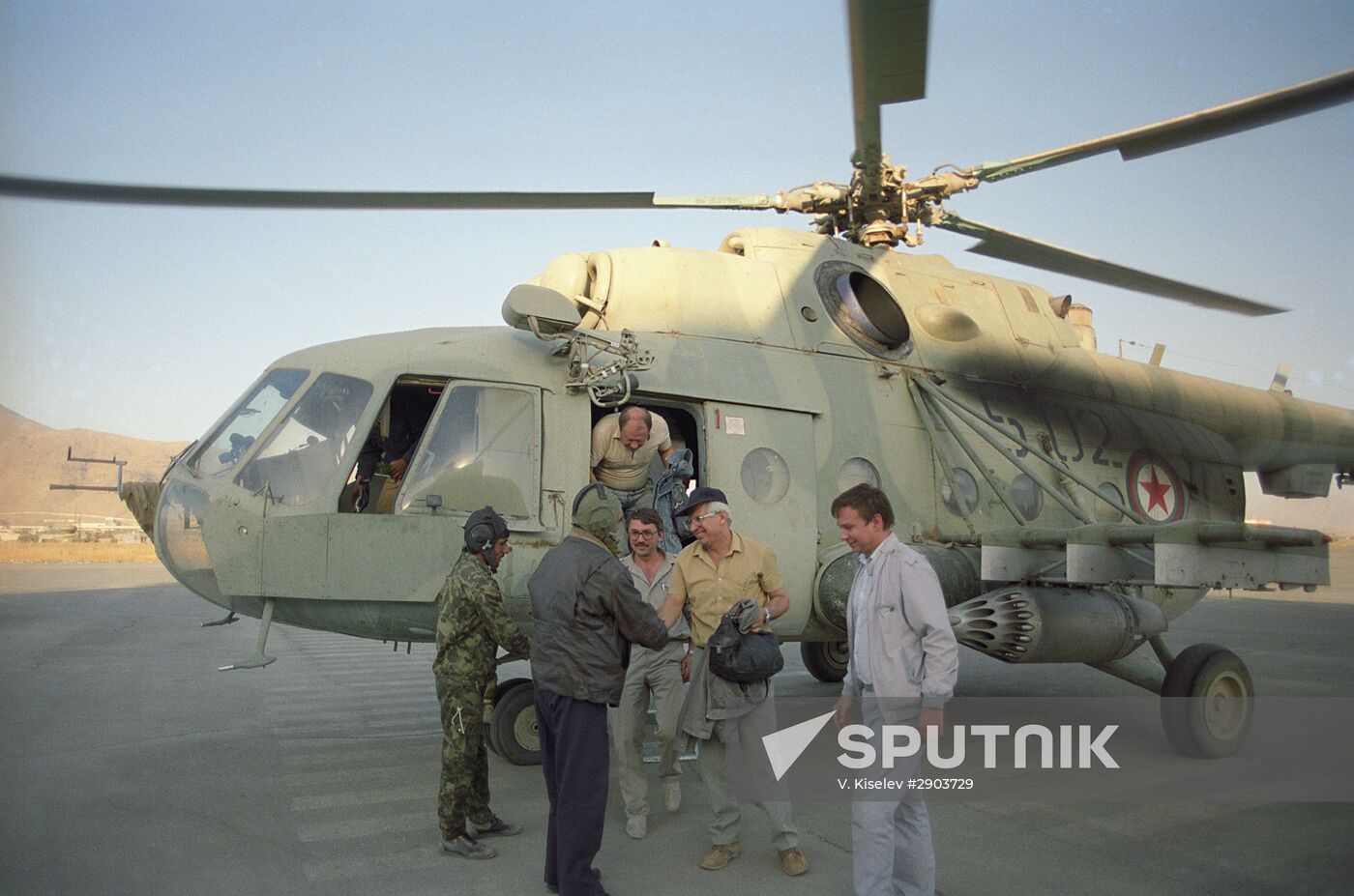 Soviet journalists in Afghanistan
