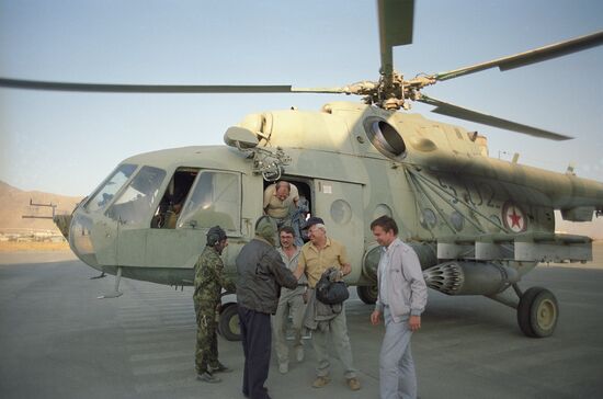 Soviet journalists in Afghanistan