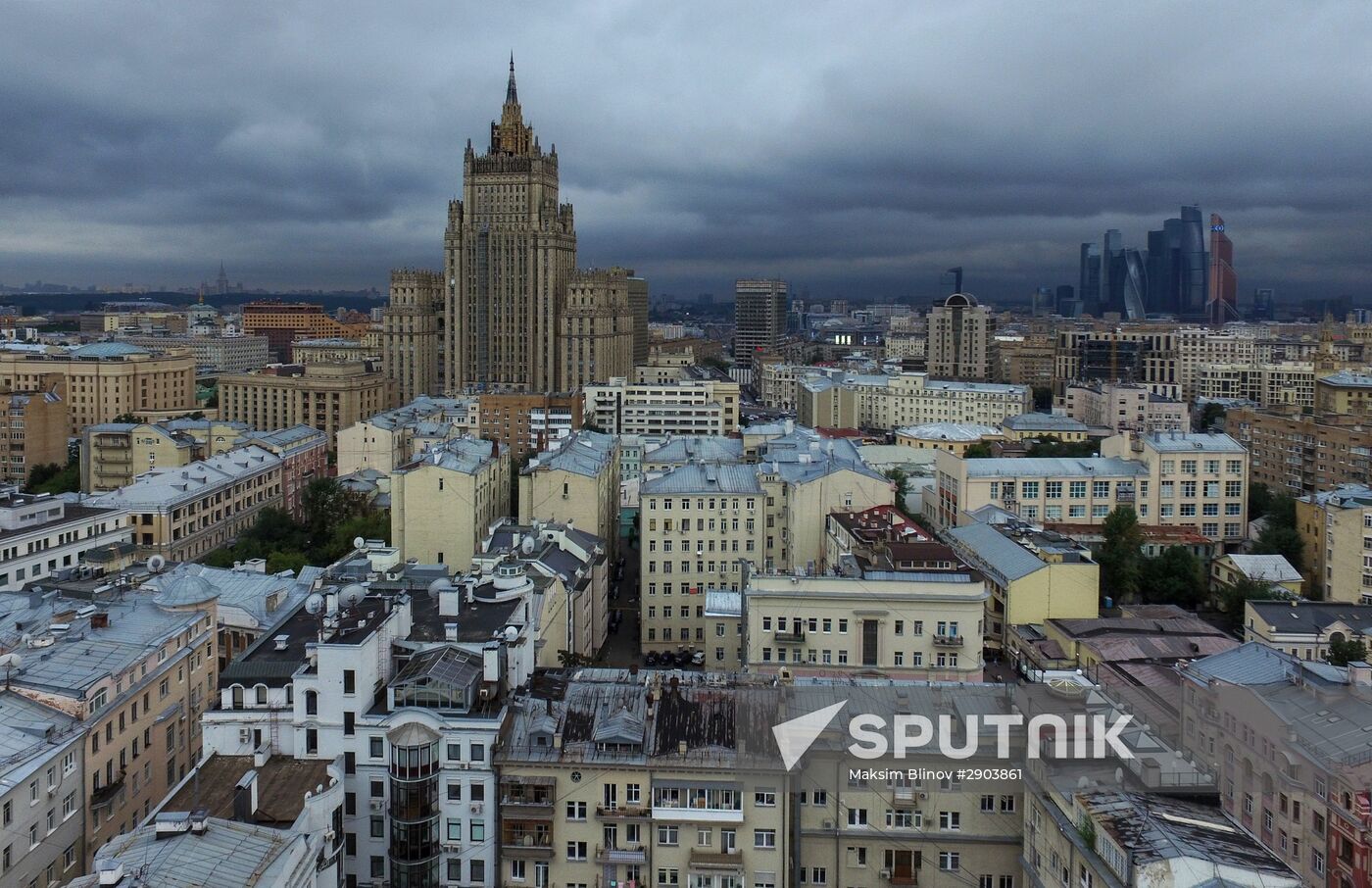 The Russian Foreign Ministry building