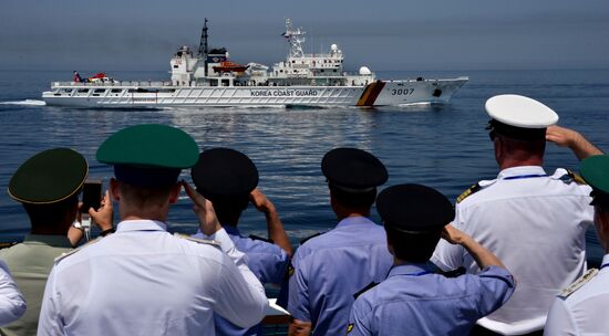 Coast guards hold Joint Strike international drill in Primorsky Territory