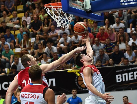 Basketball. Men's friendly match Russia vs. Belarus