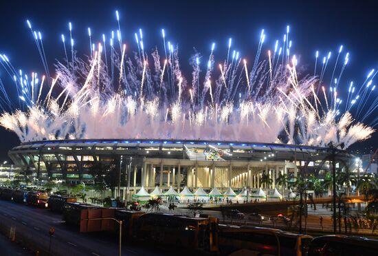 Opening ceremony of XXXI Summer Olympic Games in Rio de Janeiro