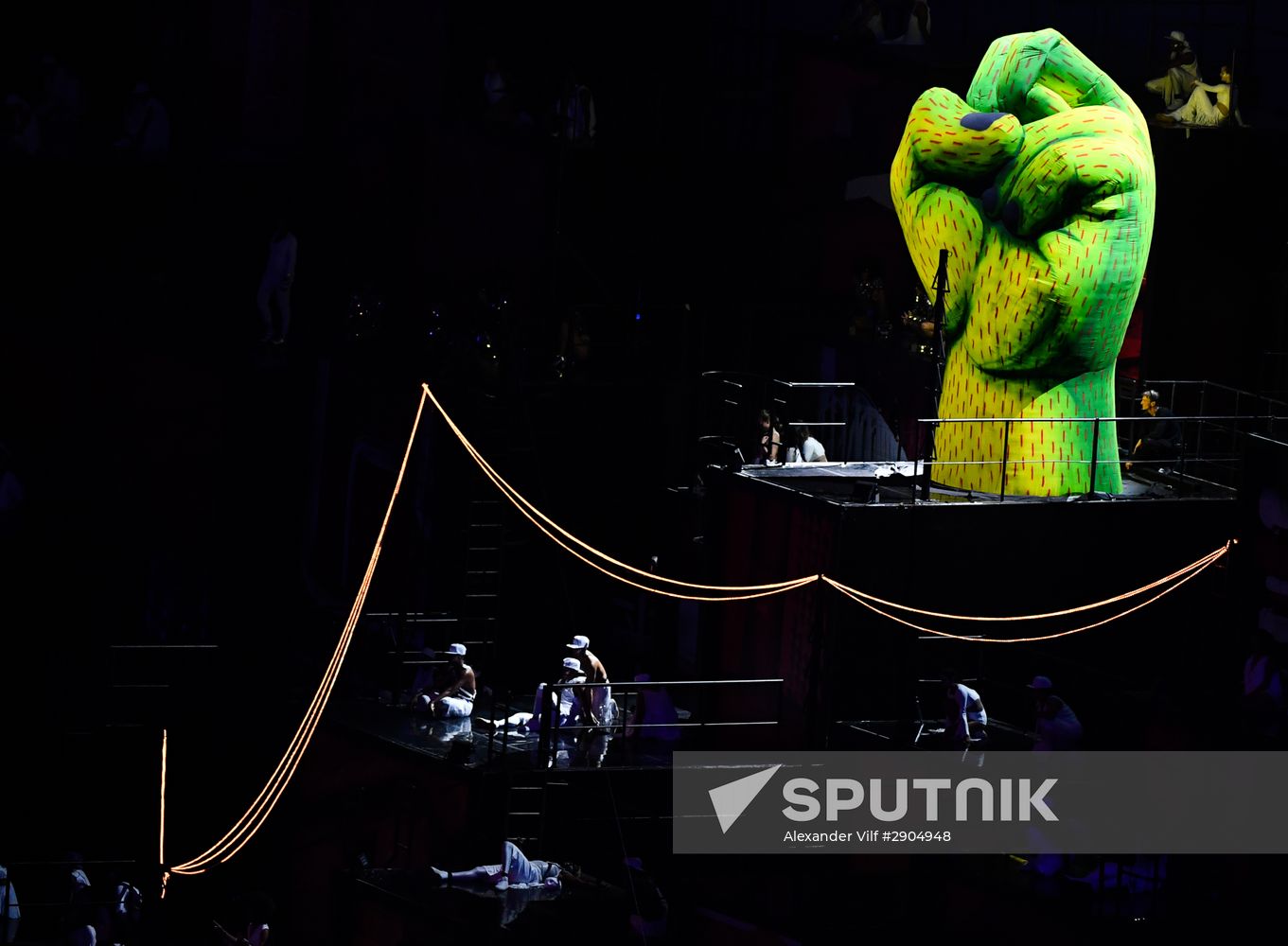 Opening ceremony of XXXI Summer Olympic Games in Rio de Janeiro