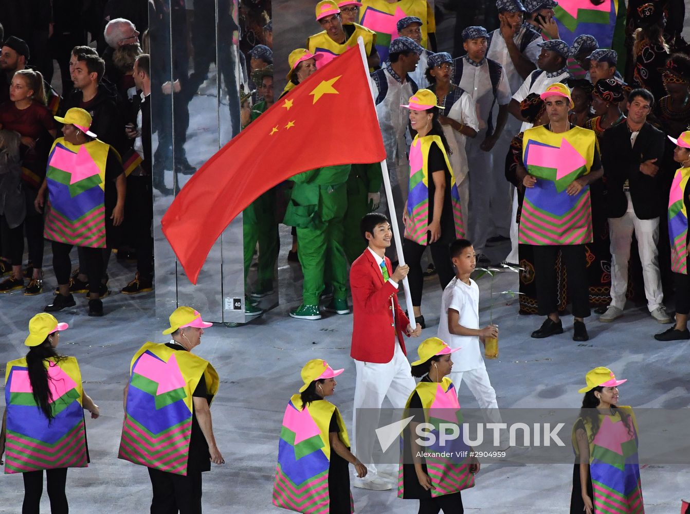 Opening ceremony of XXXI Summer Olympic Games in Rio de Janeiro