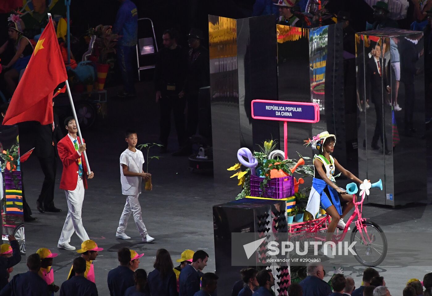 Opening ceremony of XXXI Summer Olympic Games in Rio de Janeiro