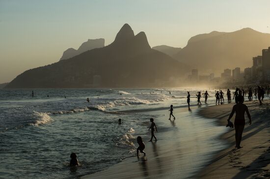 Ipanema beach in Rio de Janeiro