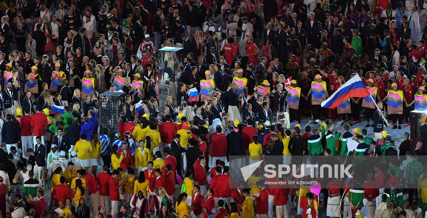 Opening ceremony of XXXI Summer Olympic Games in Rio de Janeiro