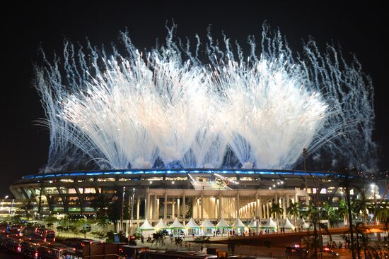 Opening ceremony of XXXI Summer Olympic Games in Rio de Janeiro