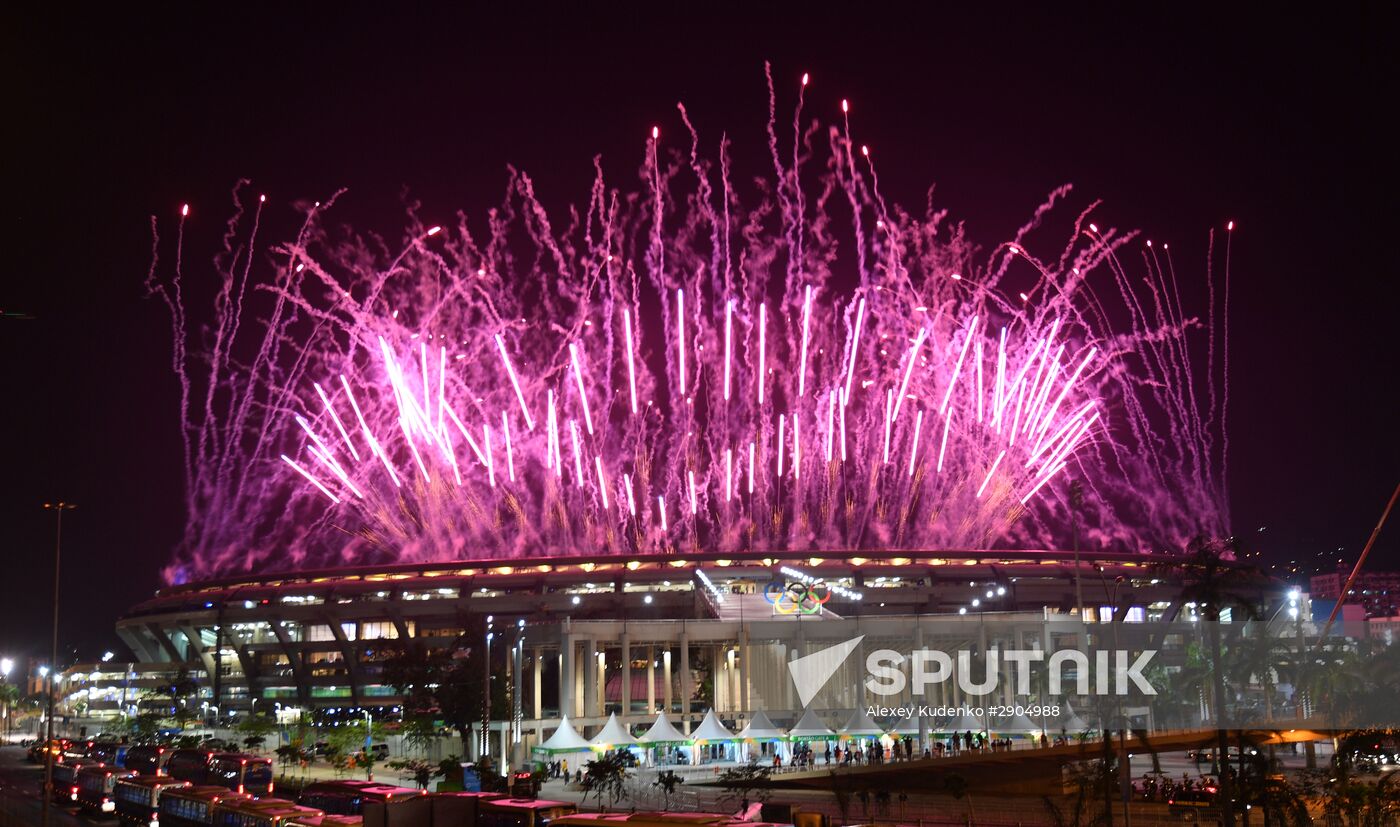 Opening ceremony of XXXI Summer Olympic Games in Rio de Janeiro
