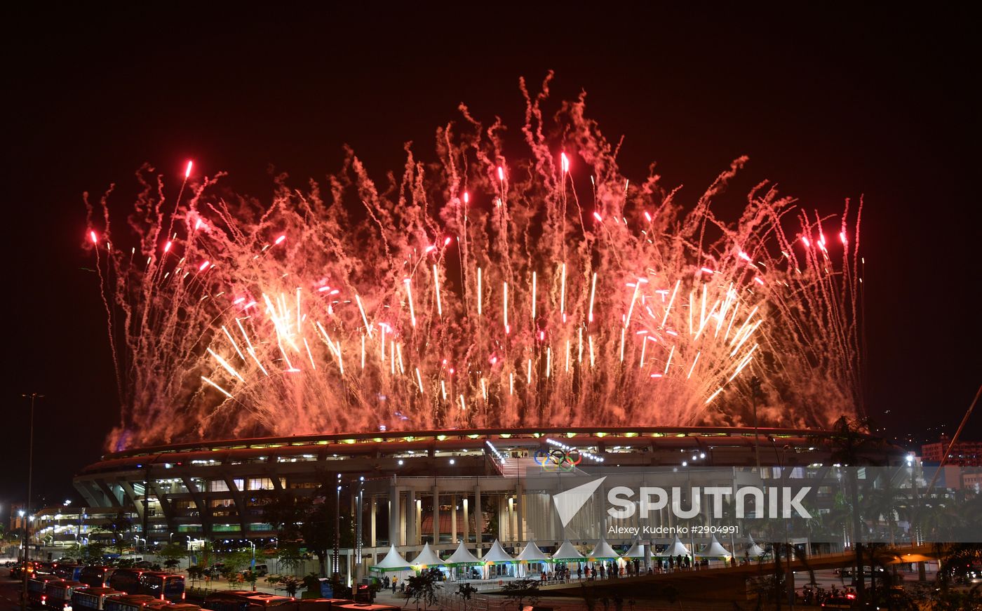 Opening ceremony of XXXI Summer Olympic Games in Rio de Janeiro