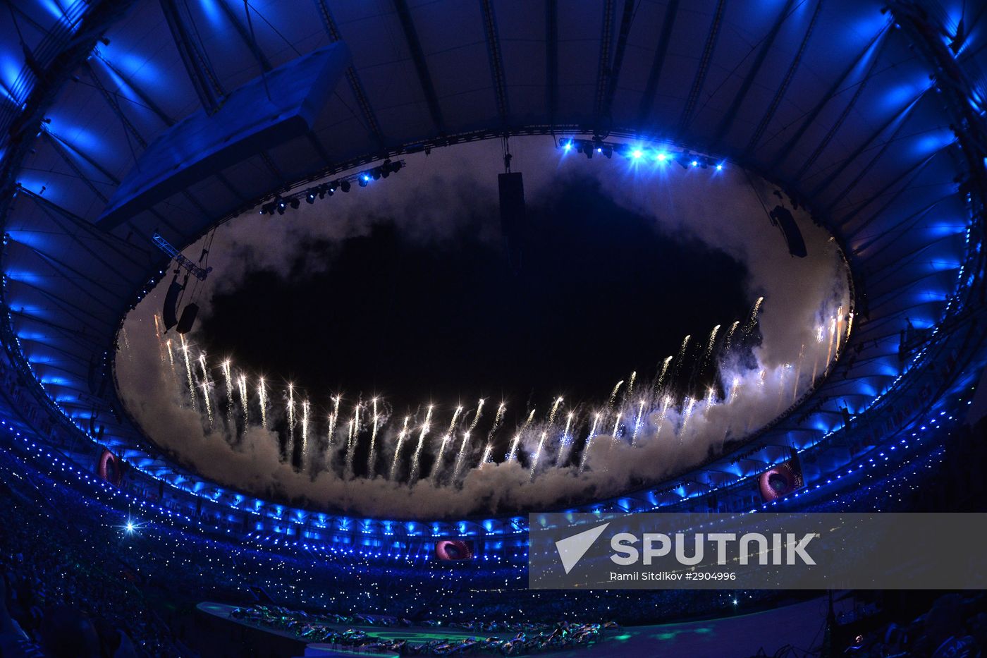 Opening ceremony of XXXI Summer Olympic Games in Rio de Janeiro