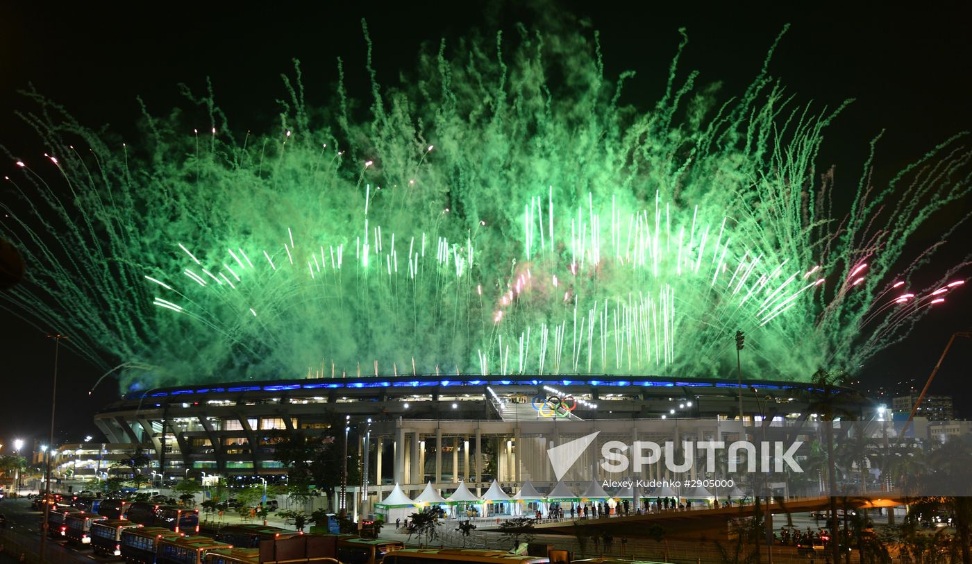 Opening ceremony of XXXI Summer Olympic Games in Rio de Janeiro
