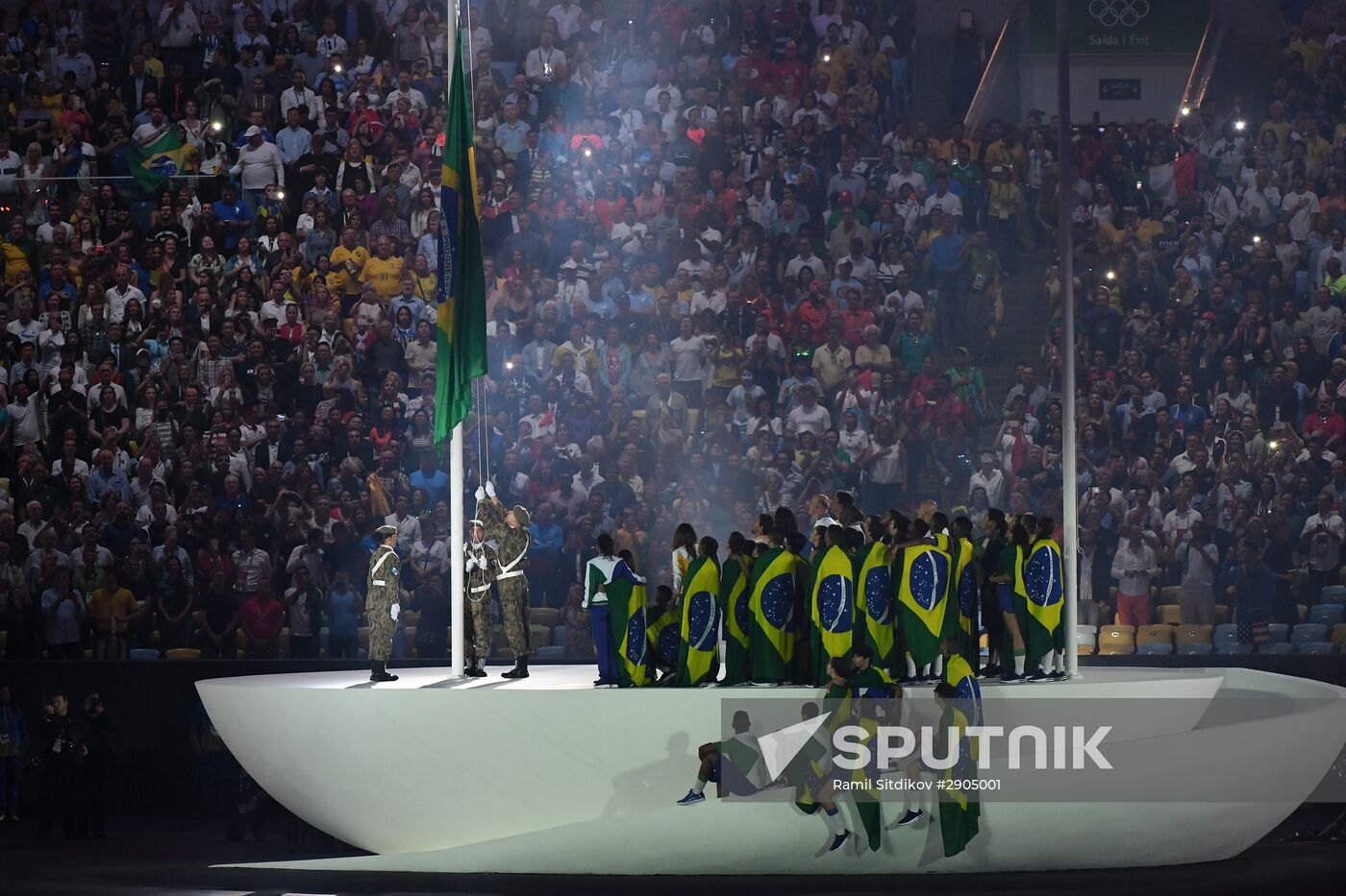 Opening ceremony of XXXI Summer Olympic Games in Rio de Janeiro