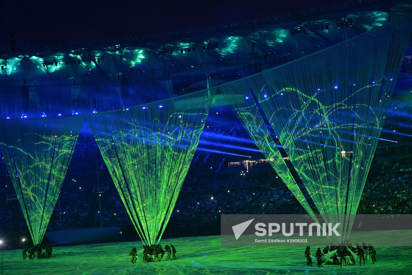 Opening ceremony of XXXI Summer Olympic Games in Rio de Janeiro