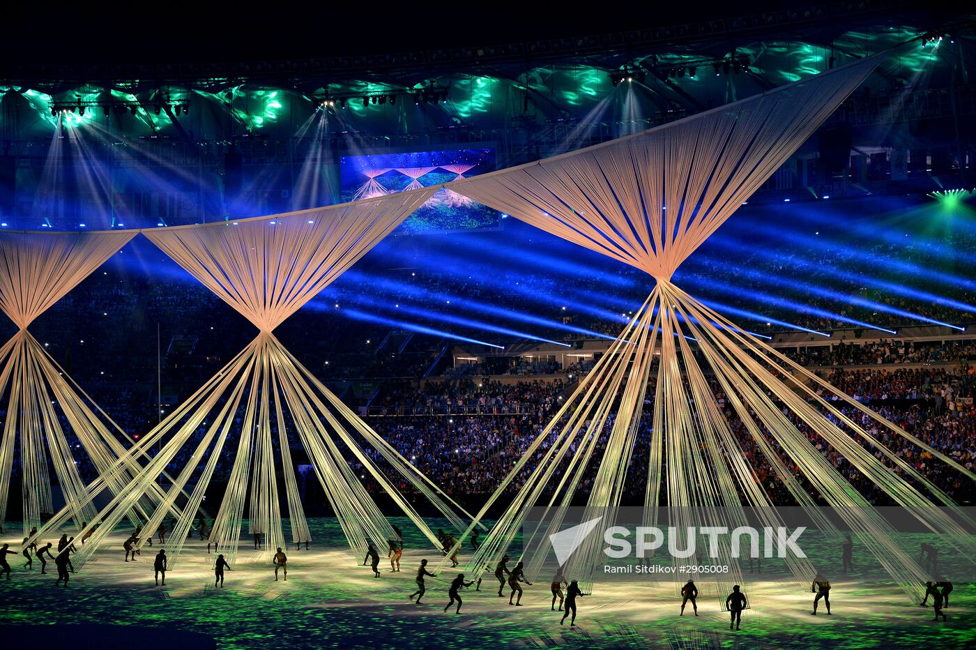 Opening ceremony of XXXI Summer Olympic Games in Rio de Janeiro