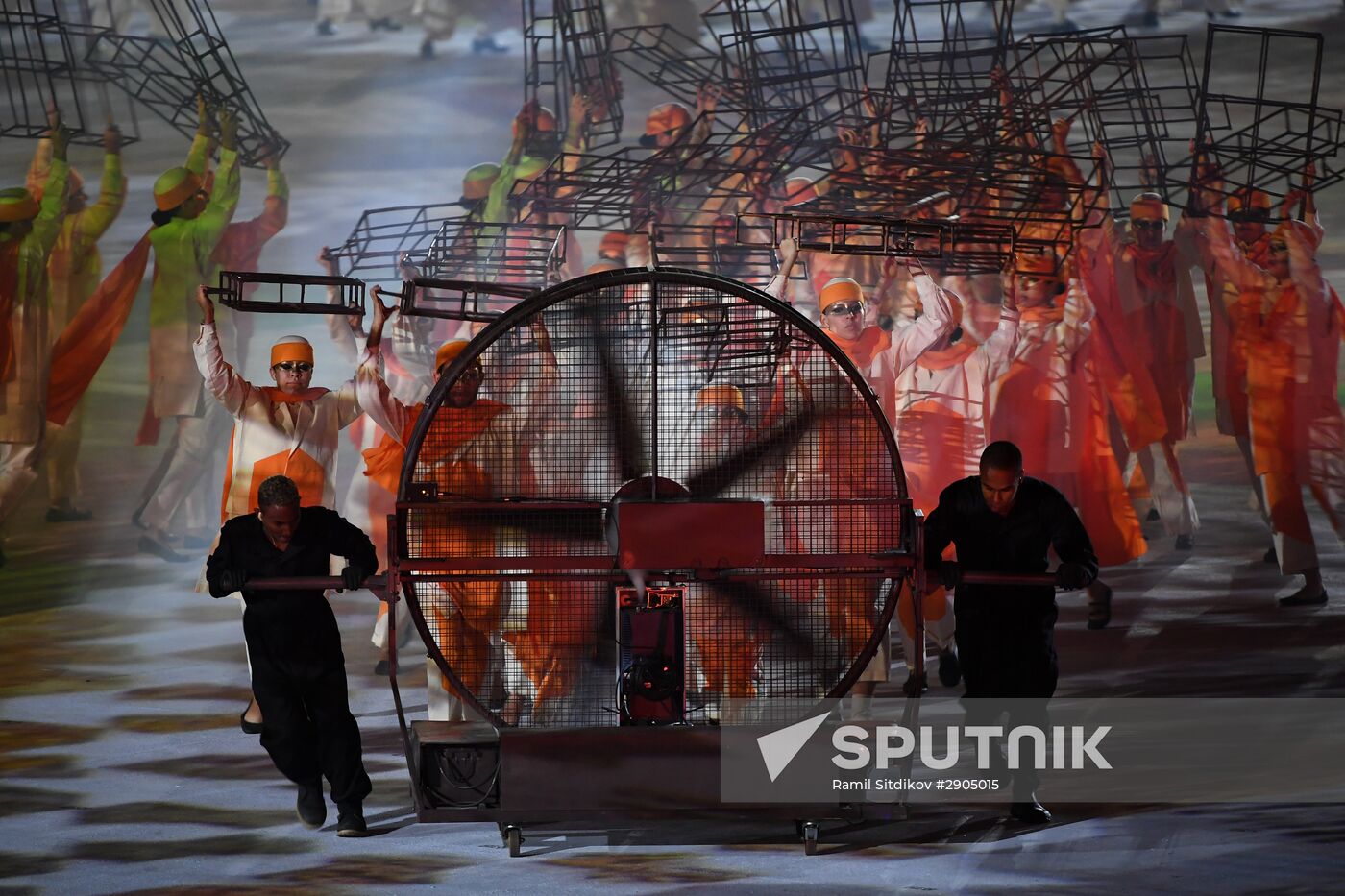 Opening ceremony of XXXI Summer Olympic Games in Rio de Janeiro