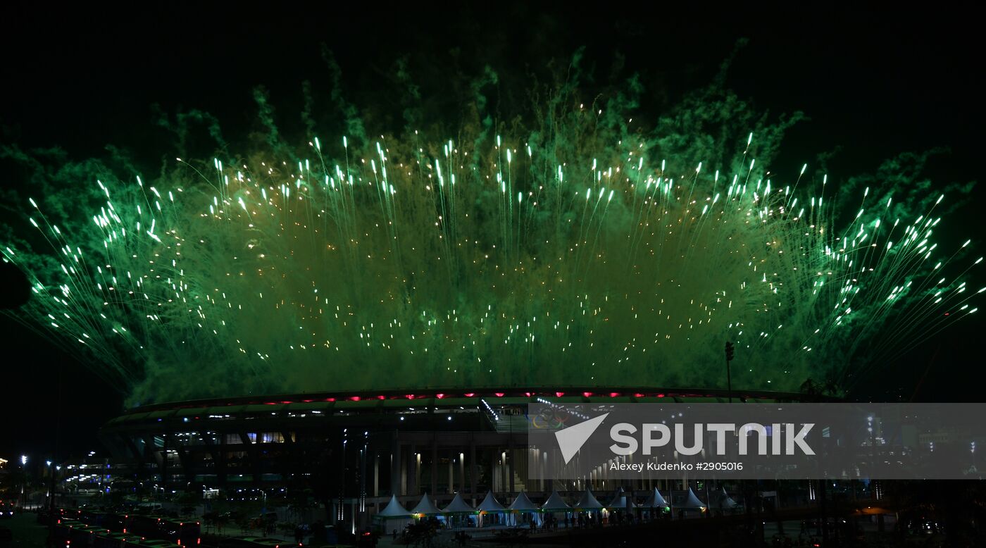 Opening ceremony of XXXI Summer Olympic Games in Rio de Janeiro