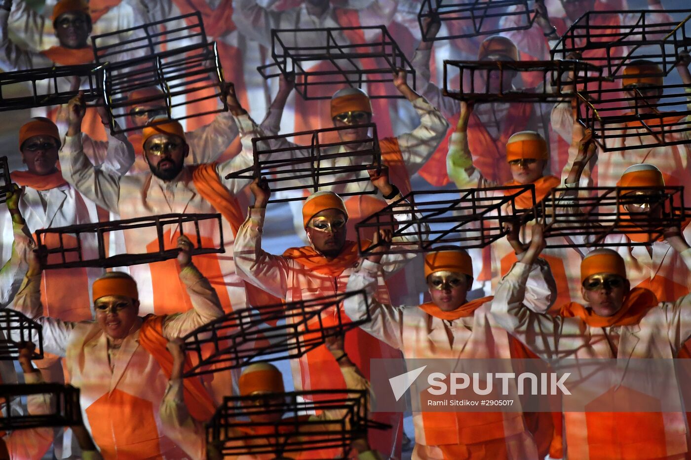 Opening ceremony of XXXI Summer Olympic Games in Rio de Janeiro