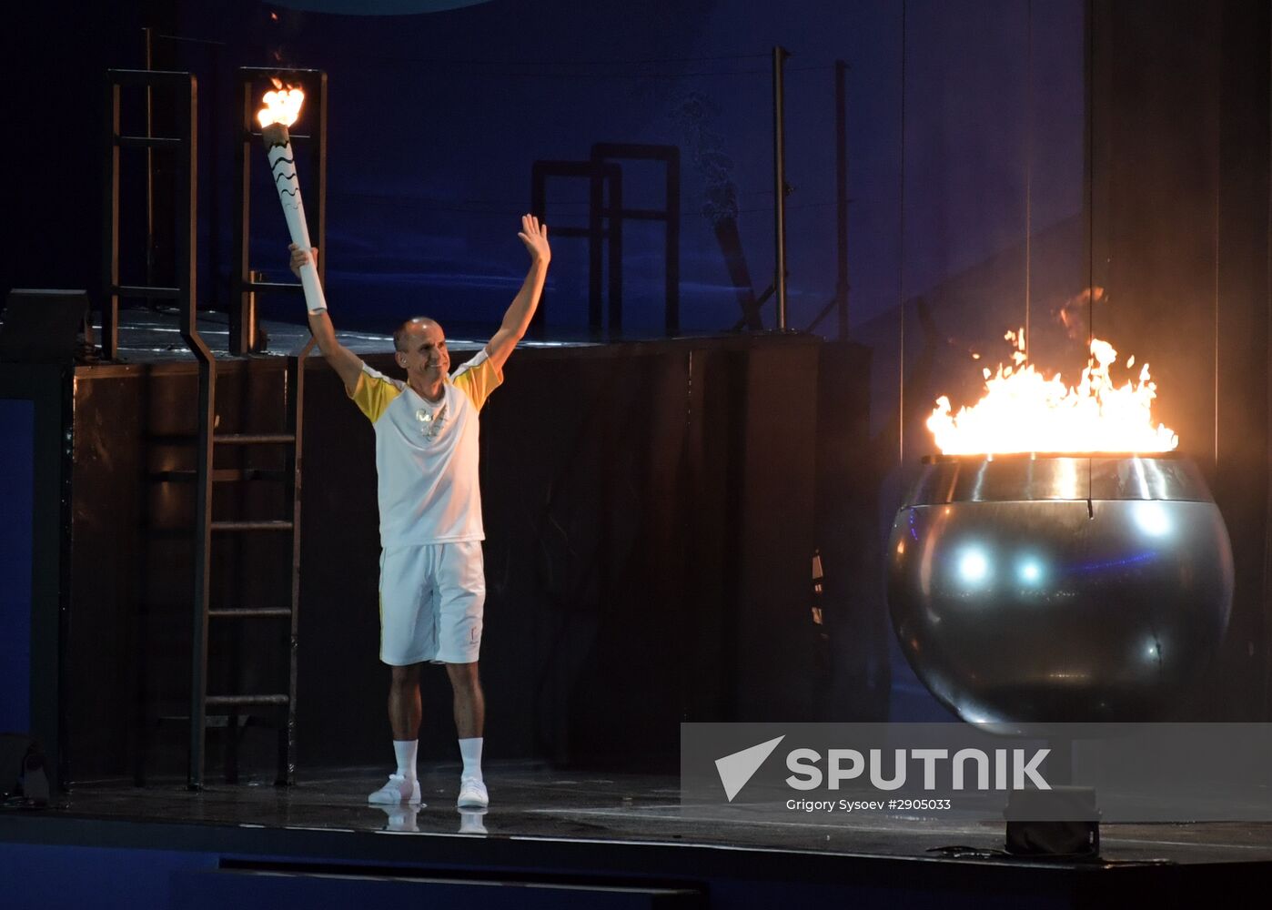 Opening ceremony of XXXI Summer Olympic Games in Rio de Janeiro