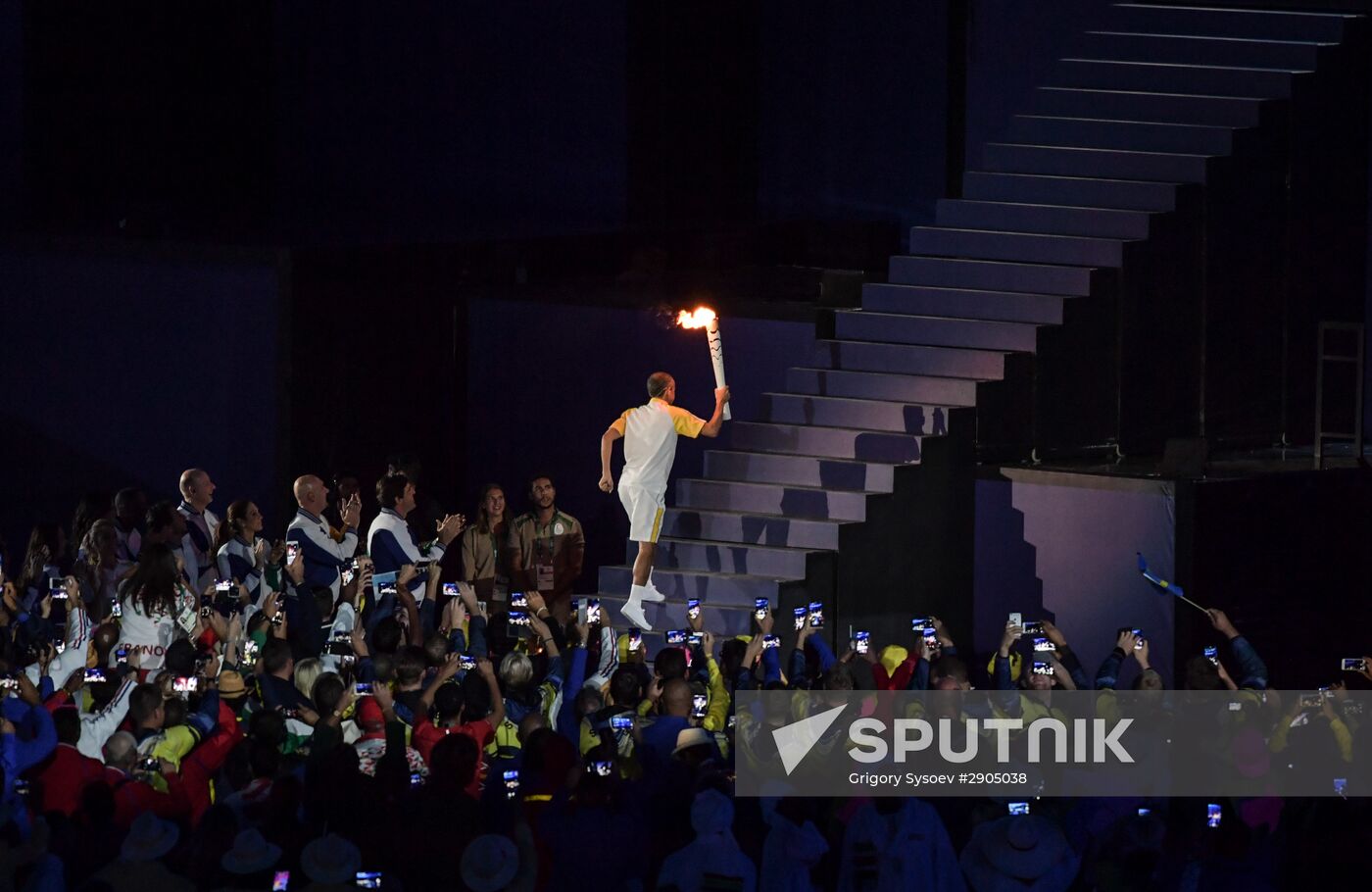 Opening ceremony of XXXI Summer Olympic Games in Rio de Janeiro