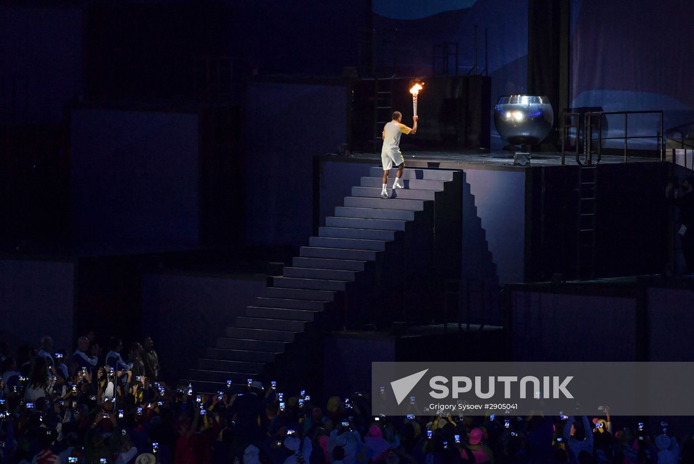 Opening ceremony of XXXI Summer Olympic Games in Rio de Janeiro