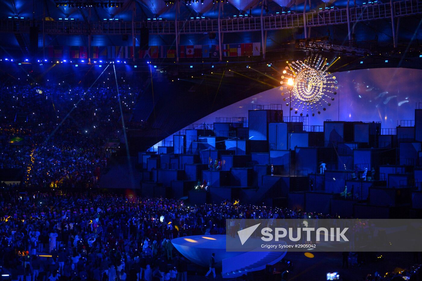 Opening ceremony of XXXI Summer Olympic Games in Rio de Janeiro