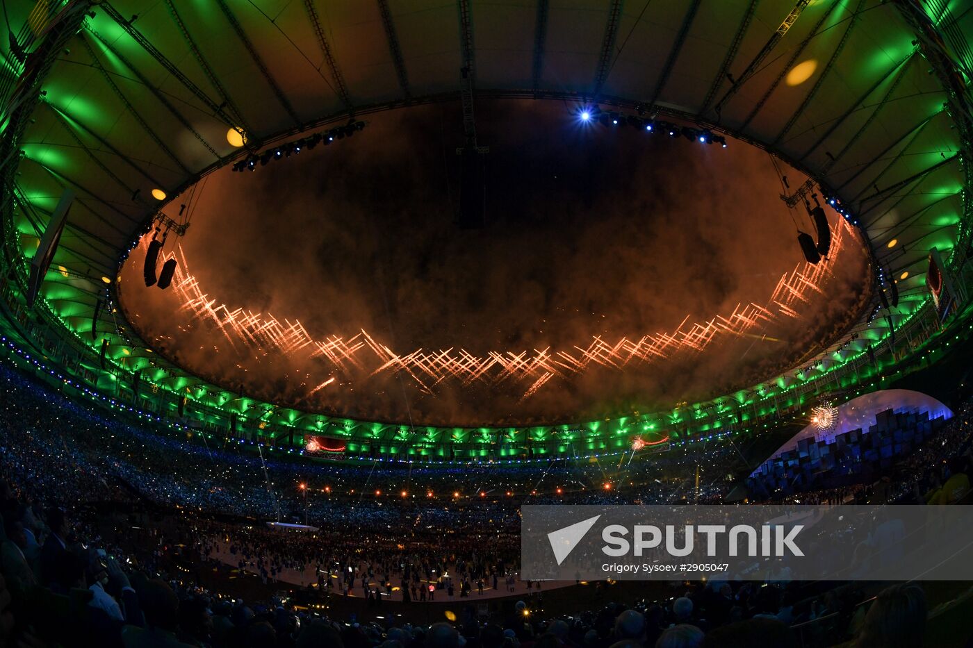 Opening ceremony of XXXI Summer Olympic Games in Rio de Janeiro