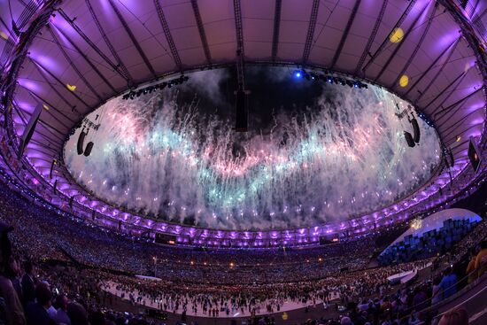 Opening ceremony of XXXI Summer Olympic Games in Rio de Janeiro