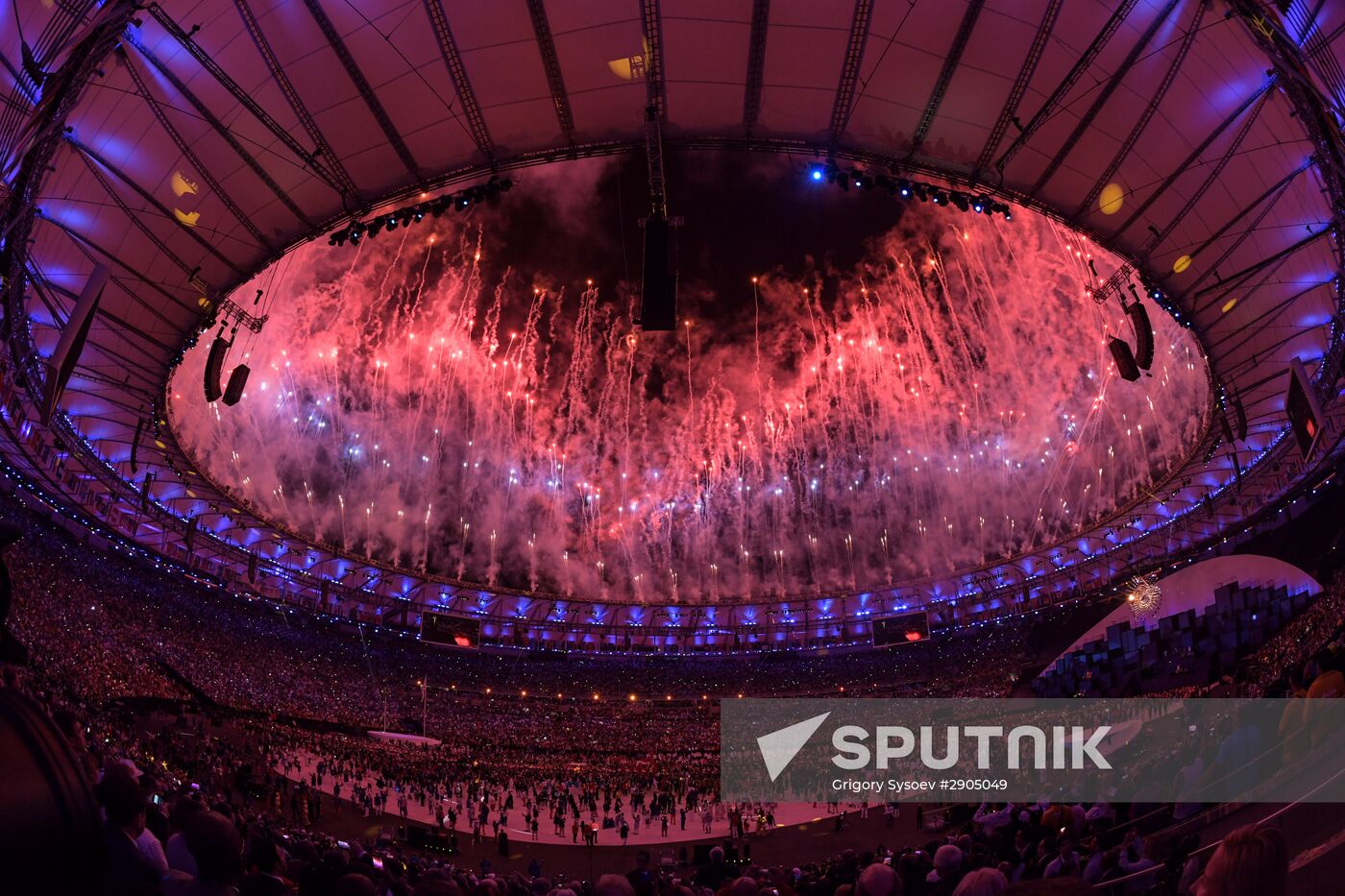 Opening ceremony of XXXI Summer Olympic Games in Rio de Janeiro