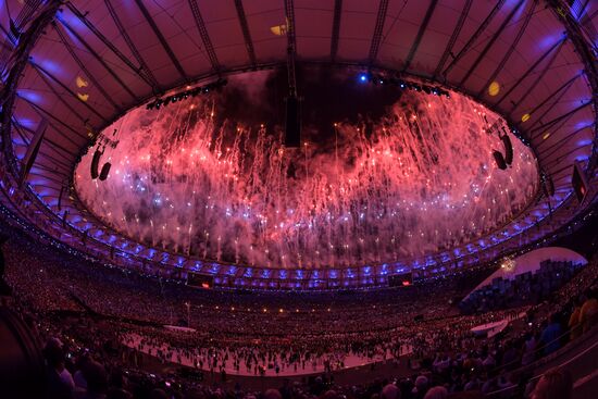 Opening ceremony of XXXI Summer Olympic Games in Rio de Janeiro