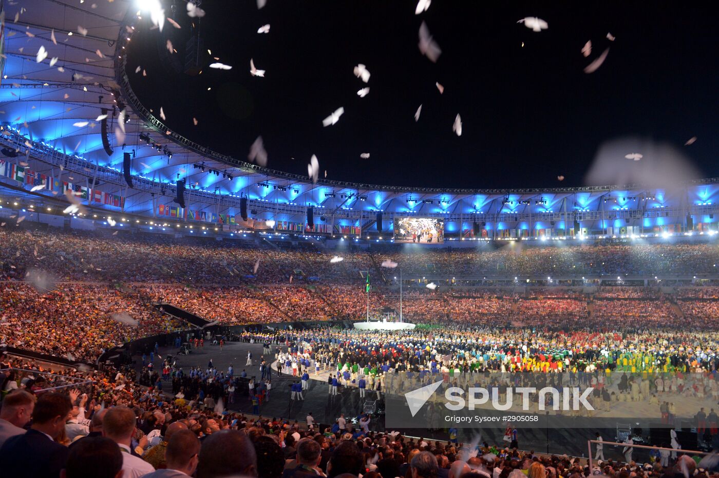 Opening ceremony of XXXI Summer Olympic Games in Rio de Janeiro