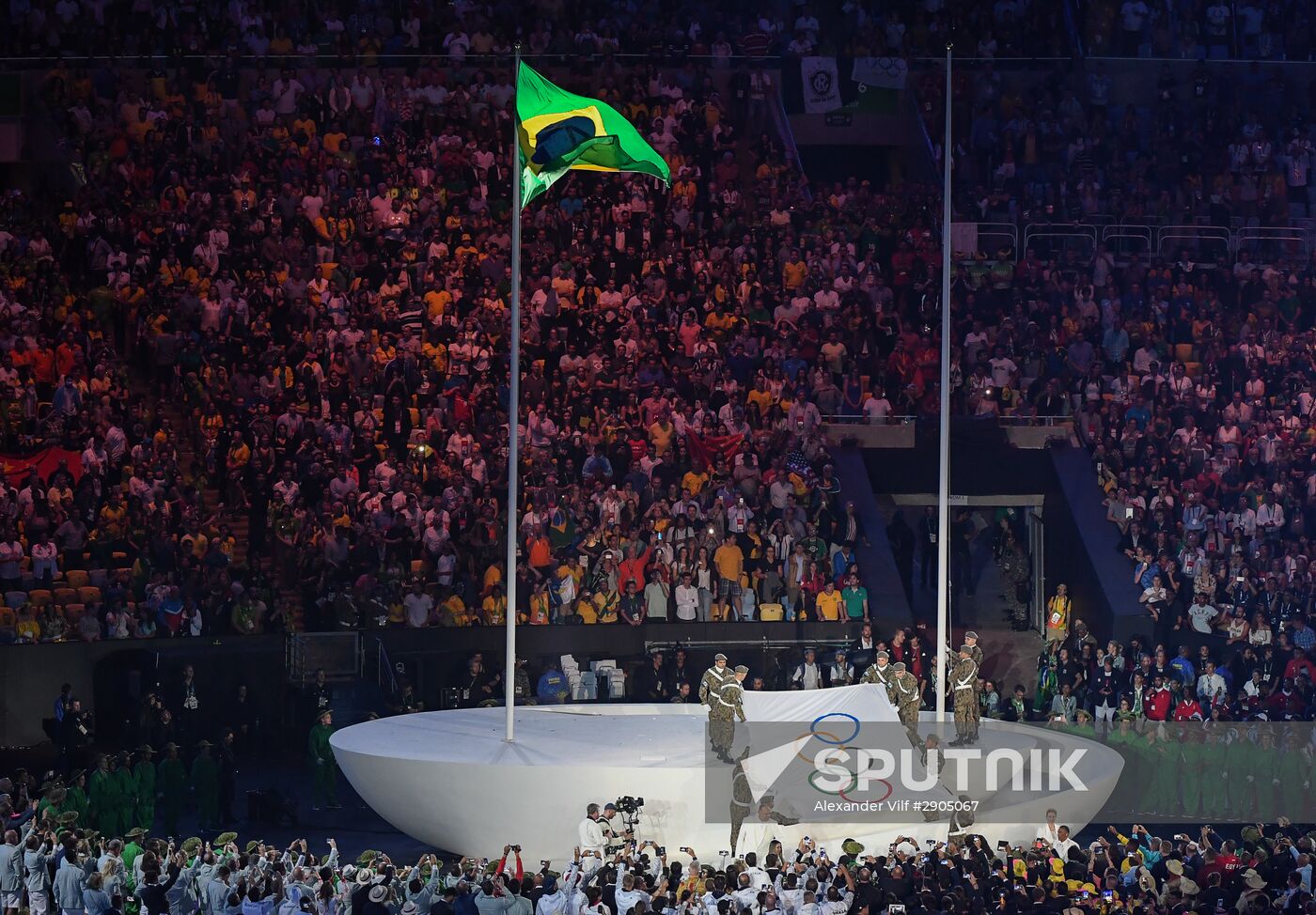 Opening ceremony of XXXI Summer Olympic Games in Rio de Janeiro