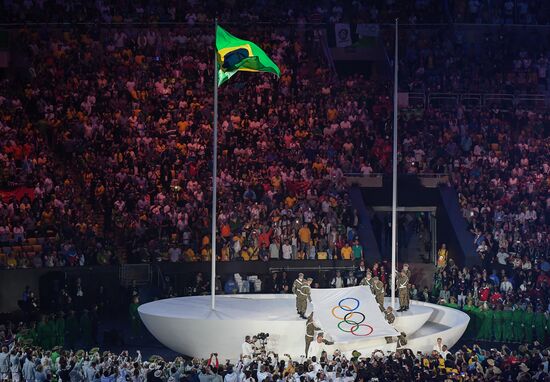 Opening ceremony of XXXI Summer Olympic Games in Rio de Janeiro