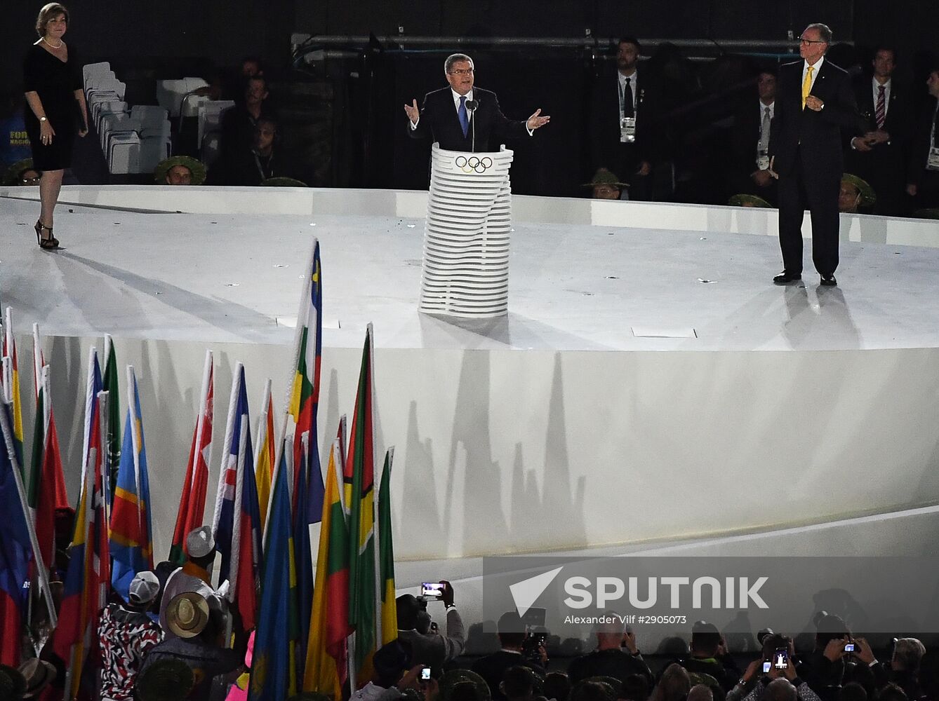 Opening ceremony of XXXI Summer Olympic Games in Rio de Janeiro