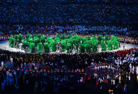 Opening ceremony of XXXI Summer Olympic Games in Rio de Janeiro