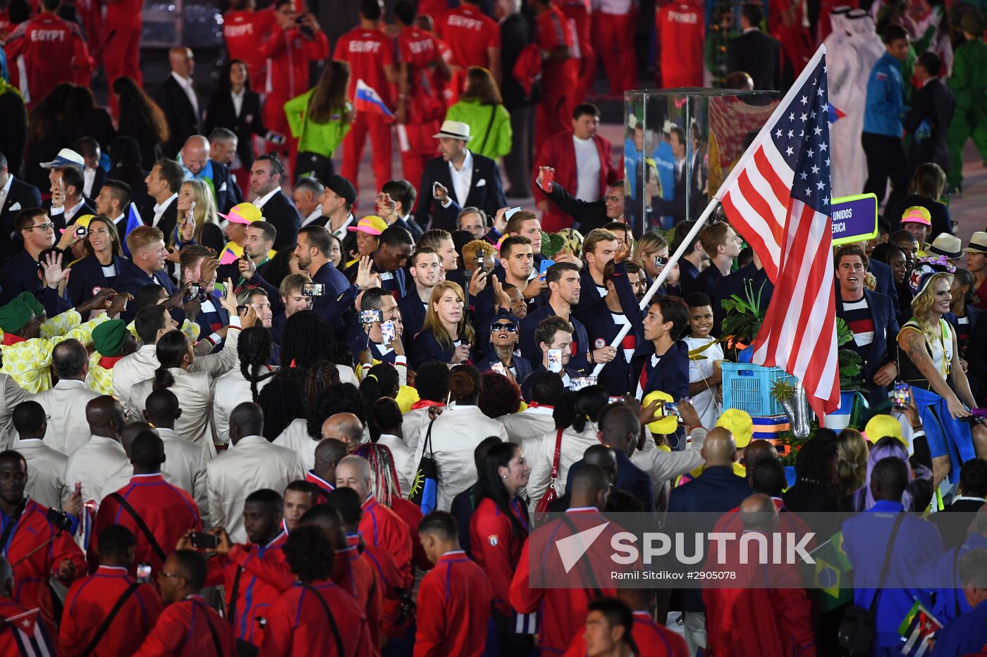 Opening ceremony of XXXI Summer Olympic Games in Rio de Janeiro