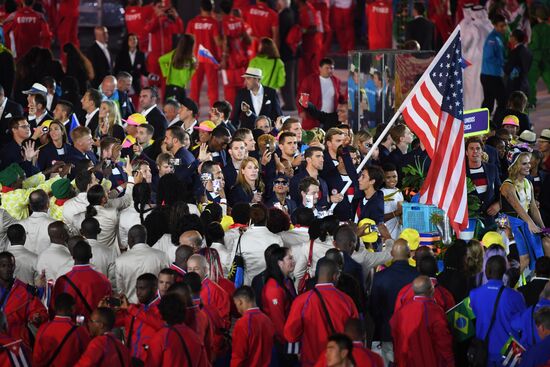 Opening ceremony of XXXI Summer Olympic Games in Rio de Janeiro