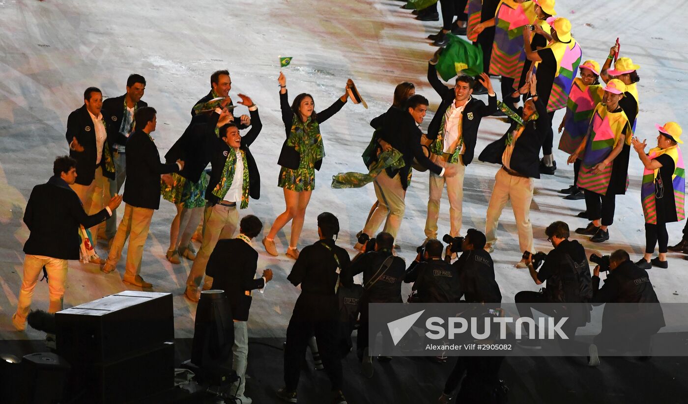 Opening ceremony of XXXI Summer Olympic Games in Rio de Janeiro