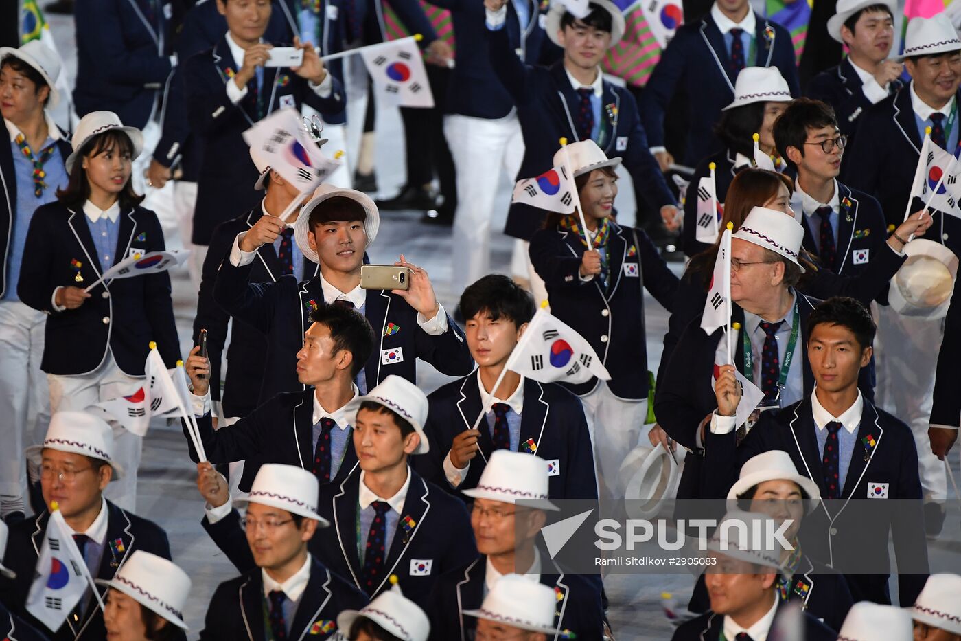 Opening ceremony of XXXI Summer Olympic Games in Rio de Janeiro