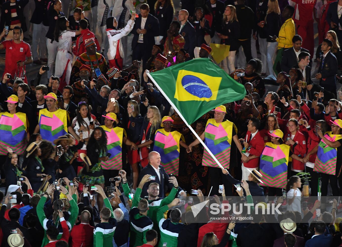 Opening ceremony of XXXI Summer Olympic Games in Rio de Janeiro