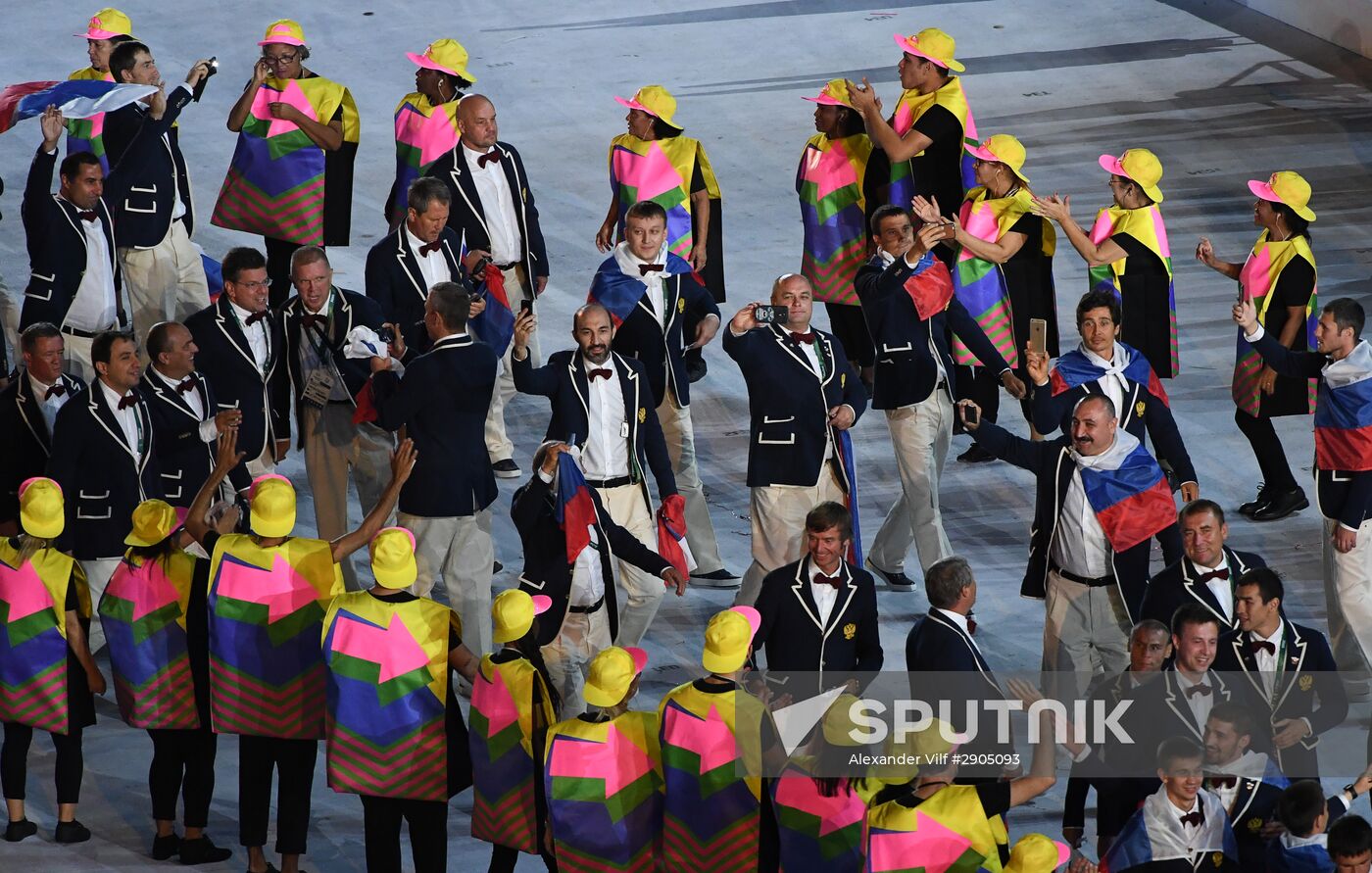 Opening ceremony of XXXI Summer Olympic Games in Rio de Janeiro