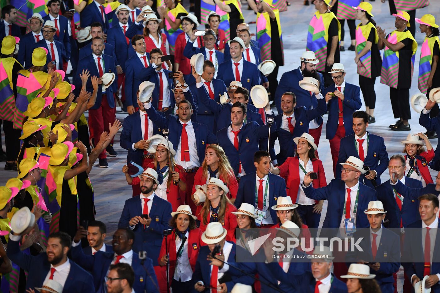 Opening ceremony of XXXI Summer Olympic Games in Rio de Janeiro